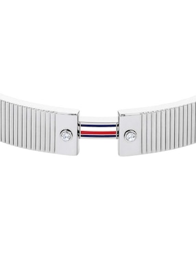 Brazalete Tommy Hilfiger con cristal Stripes acabado brillante