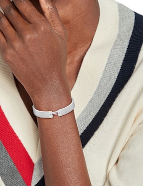 Brazalete Tommy Hilfiger con cristal Stripes acabado brillante