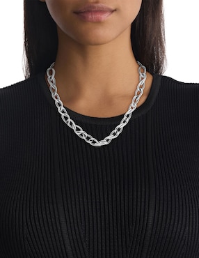 Collar de eslabones Calvin Klein Sculptured Drops