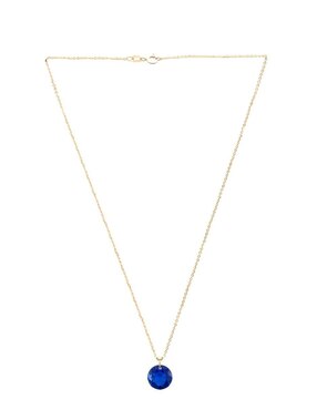 Aretes y collar Zvezda Aurore con acabado chapa de oro 18 K cristal