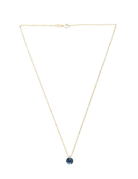 Aretes y collar Zvezda Aurore con acabado chapa de oro 18 K cristal