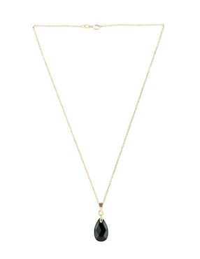 Aretes y collar Zvezda Aurore con acabado chapa de oro 18 K cristal