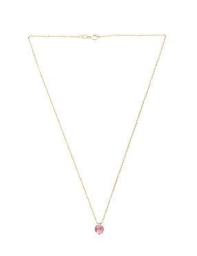 Aretes y collar Zvezda Aurore con acabado chapa de oro 18 K cristal