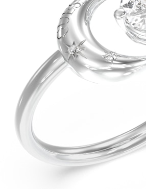 Anillo de estrella Guess Aurora circonita brillante