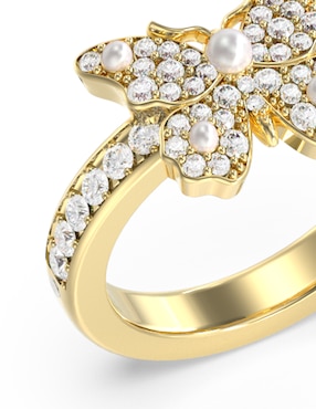 Anillo de mariposa Guess Borboleta circonita pavé