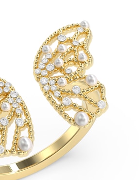 Anillo de mariposa Guess Borboleta circonita pavé