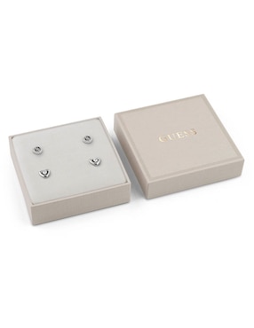 Set de aretes Guess Beloved con acabado brillante zirconia