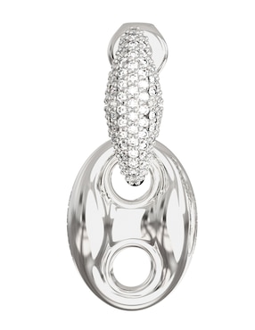 Aretes cortos Guess con acabado pavé circonita