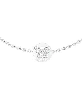 Brazalete Guess con circonita Borboleta acabado pavé