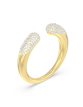 Anillo Guess Moon Drops circonita pavé