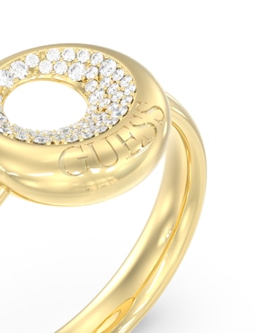 Anillo Guess Moon Drops circonita pavé