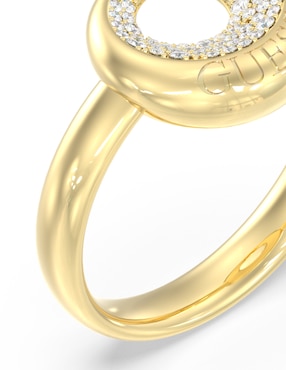 Anillo Guess Moon Drops circonita pavé