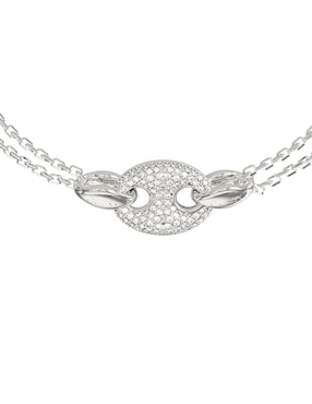 Brazalete Guess con circonita Marina acabado pavé