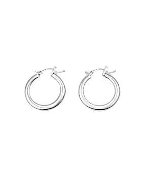Aretes y collar de corazón Mancini de plata P 925 zirconia