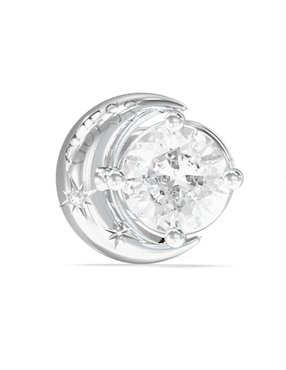 Aretes cortos de luna Guess Aurora con acabado pavé circonita