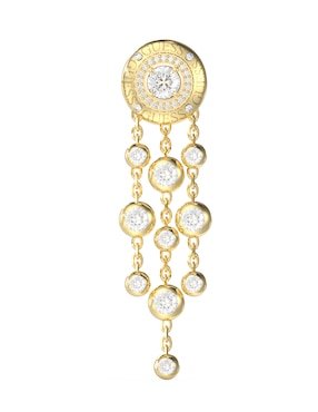 Aretes largos Guess Sparks con acabado pavé circonita