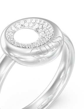 Anillo Guess Moon Drops circonita pavé