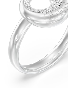 Anillo Guess Moon Drops circonita pavé