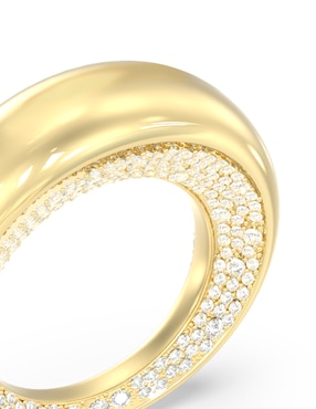 Anillo Guess Moon Drops circonita pavé