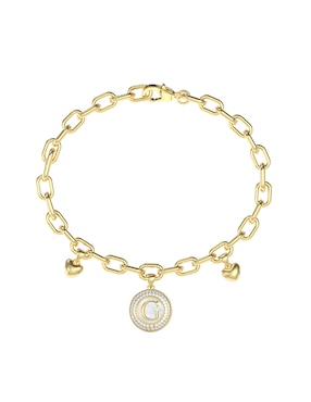 Brazalete Guess con circonita G Talisman acabado pavé