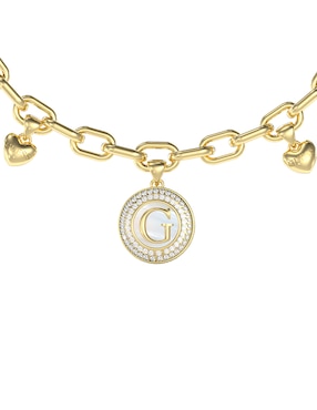 Brazalete Guess con circonita G Talisman acabado pavé