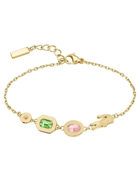 Pulsera Lacoste con cristal Deva acabado brillante