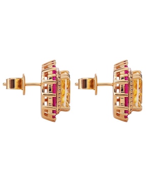 Aretes y collar Gladkova Joyería de plata P 925 zirconia