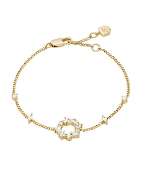 Pulsera Fossil con zirconia cúbica Ellis acabado pulido