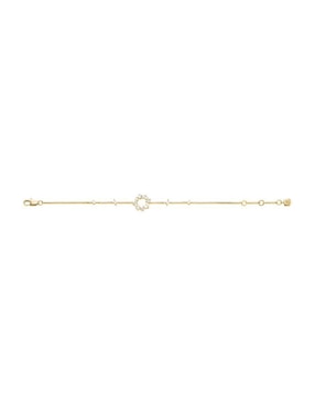 Pulsera Fossil con zirconia cúbica Ellis acabado pulido