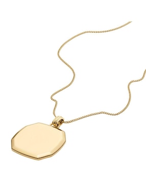 Collar con dije octagonal Fossil Harlow