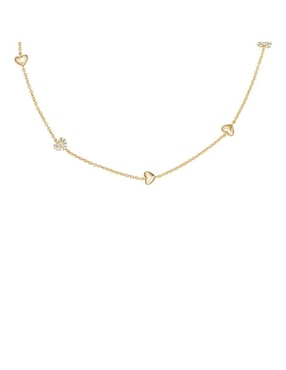 Collar de corazón Fossil Sutton