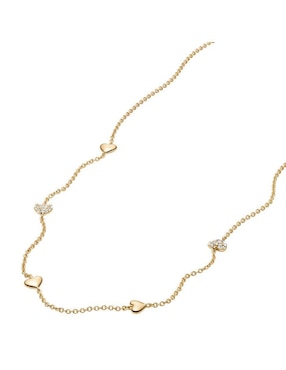 Collar de corazón Fossil Sutton