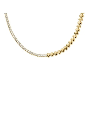 Collar de corazón Fossil Sutton