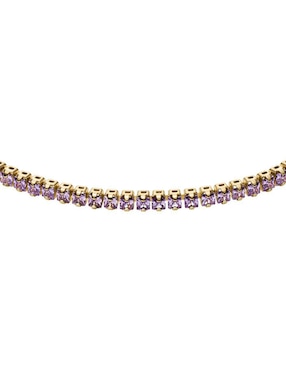 Pulsera Fossil con zirconia cúbica Ellis acabado pulido