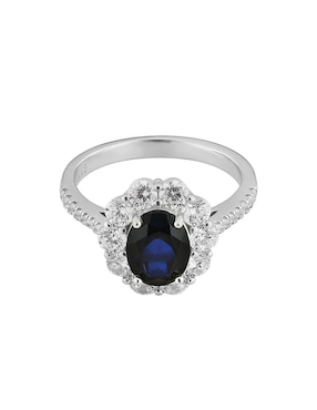 Anillo Gladkova Joyería P 925 de plata zafiro brillante