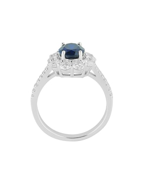 Anillo Gladkova Joyería P 925 de plata zafiro brillante