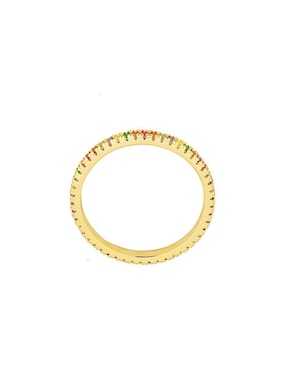 Anillo Gladkova Joyería de plata p 925 con acabado chapa de oro