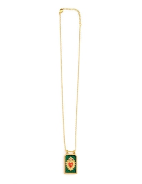Collar con dije de corazón Ana Maria Mexico