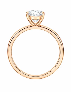 Anillo Gladkova Joyería 14 k de oro amarillo moissanita brillante