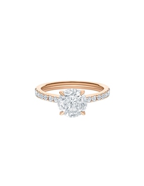 Anillo Gladkova Joyería 14 k de oro amarillo diamante brillante