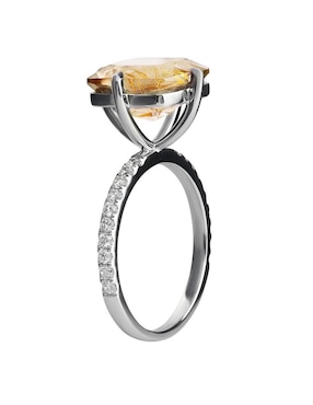 Anillo Gladkova Joyería 14 k de oro blanco diamante brillante