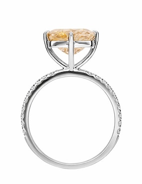 Anillo Gladkova Joyería 14 k de oro blanco diamante brillante
