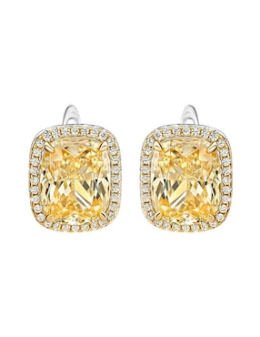 Aretes y pulsera Gladkova Joyería de plata P 925 topacio