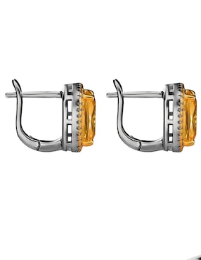 Aretes y pulsera Gladkova Joyería de plata P 925 topacio