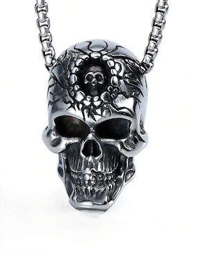 Collar con dije de calavera Nira