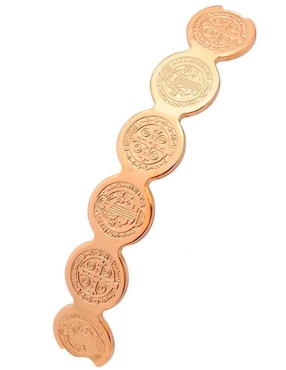 Brazalete Nira de oro laminado 18 k acabado brillante