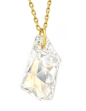 Aretes y collar Zvezda Aurore baño de oro 18 k cristal
