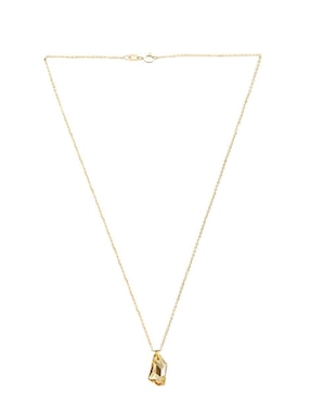 Aretes y collar Zvezda Aurore baño de oro 18 k cristal