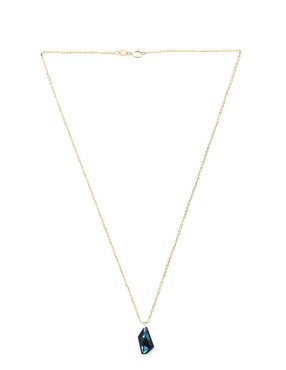 Aretes y collar Zvezda Aurore baño de oro 18 k cristal