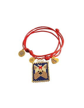 Pulsera Koua Itz Con Acabado Chapa De Oro